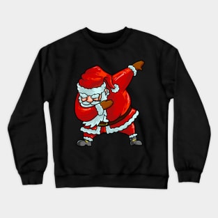 Dabbing Santa Christmas Crewneck Sweatshirt